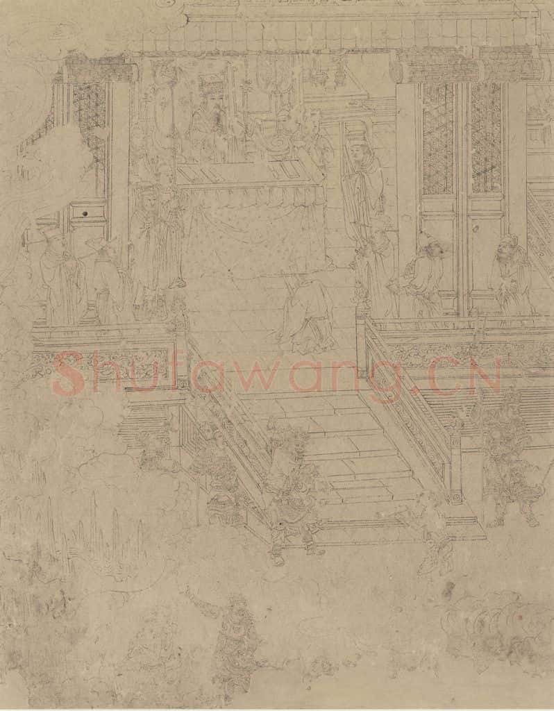 宋 佚名《道子墨宝:地狱变相图》书画作品