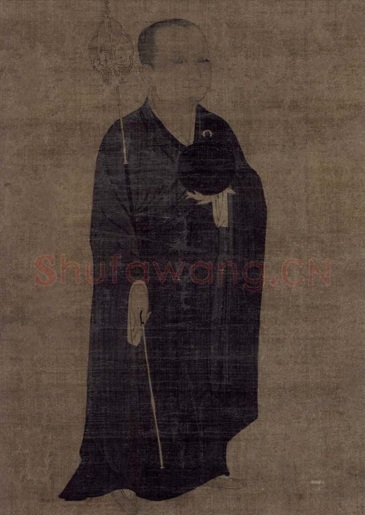 金 佚名《大智律师像》书画作品