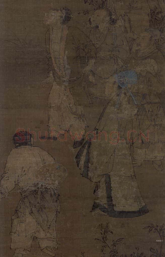 宋 马远《蹴鞠图》书画作品