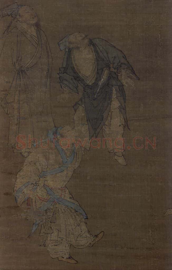 宋 马远《蹴鞠图》书画作品