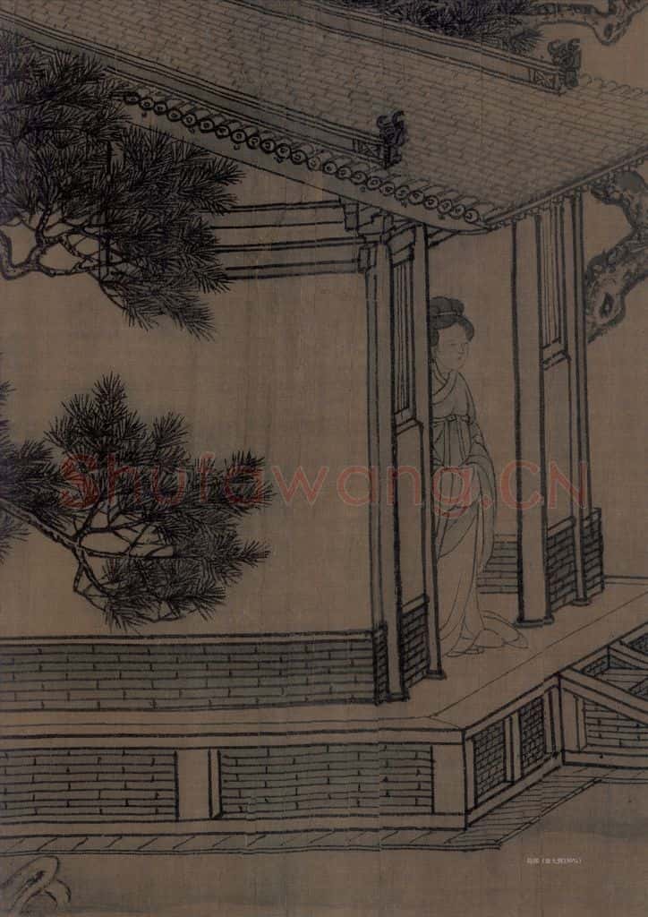 宋 李唐(传)《晋文公复国图》书画作品
