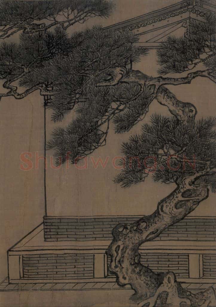宋 李唐(传)《晋文公复国图》书画作品