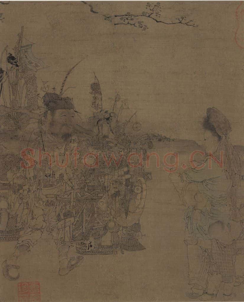 宋代 李嵩《货郎图》书画作品
