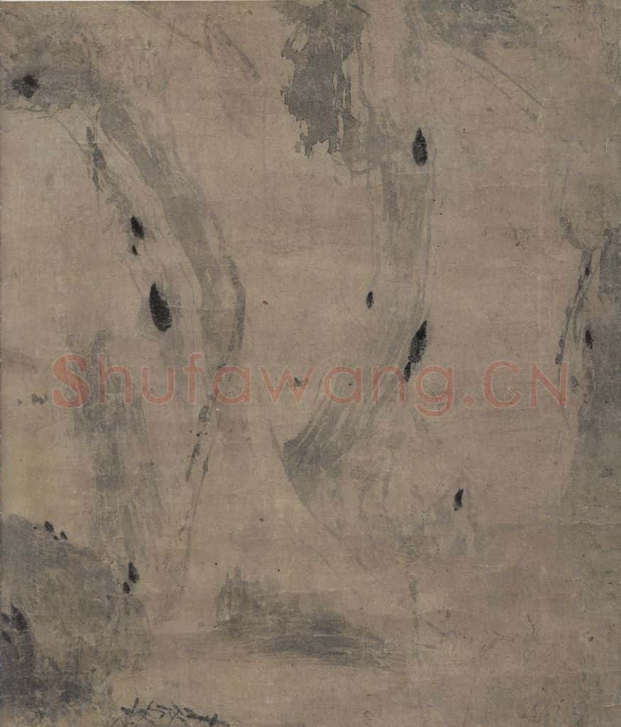 宋代 直翁(传)《药山李翱问道图》书画作品