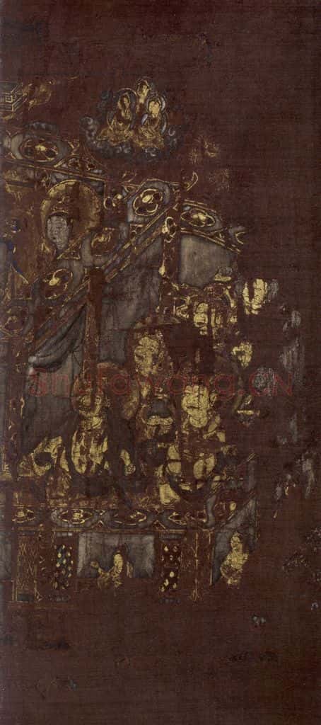 宋代 佚名《维摩诘经图》书画作品
