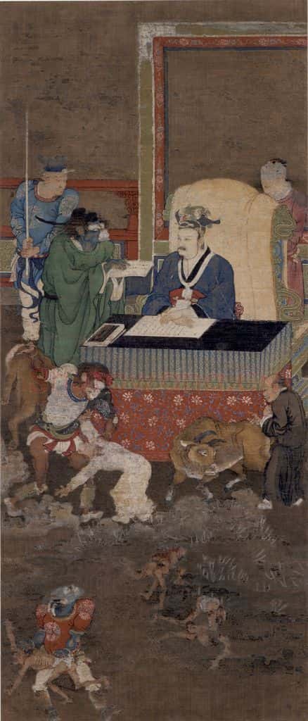 宋代 金处士《十王图》书画作品