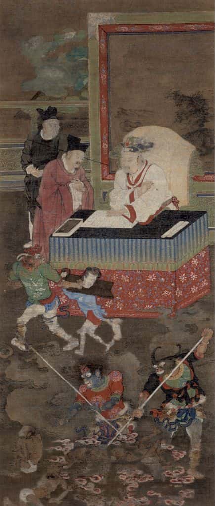 宋代 金处士《十王图》书画作品