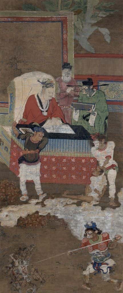 宋代 金处士《十王图》书画作品