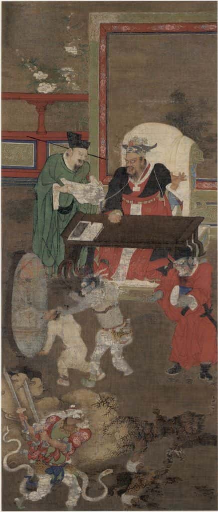 宋代 金处士《十王图》书画作品
