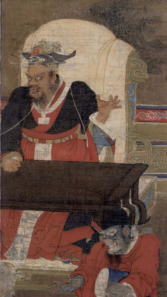 宋代 金处士《十王图》书画作品