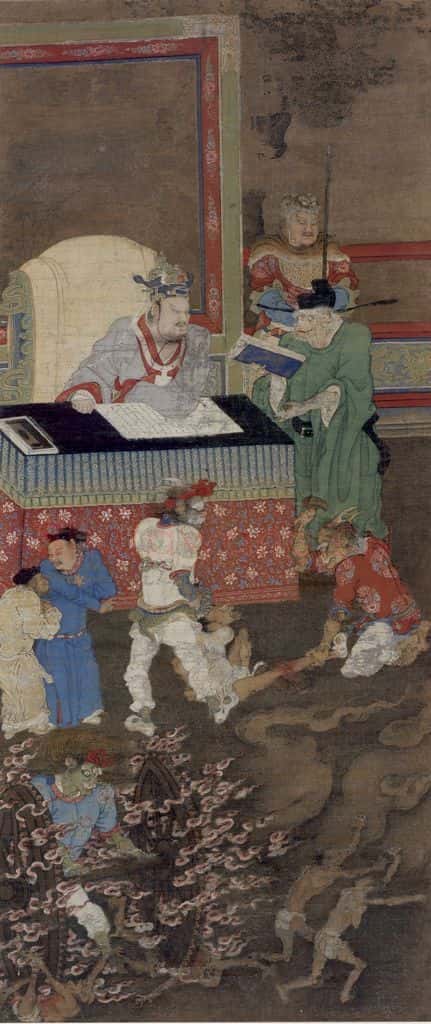 宋代 金处士《十王图》书画作品