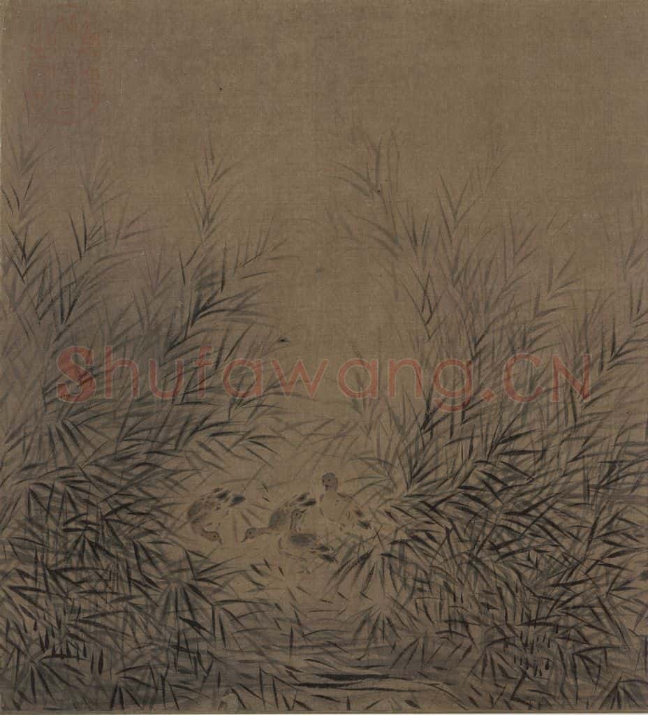 宋代 马和之《诗经小雅鸿雁之什六篇图》书画作品