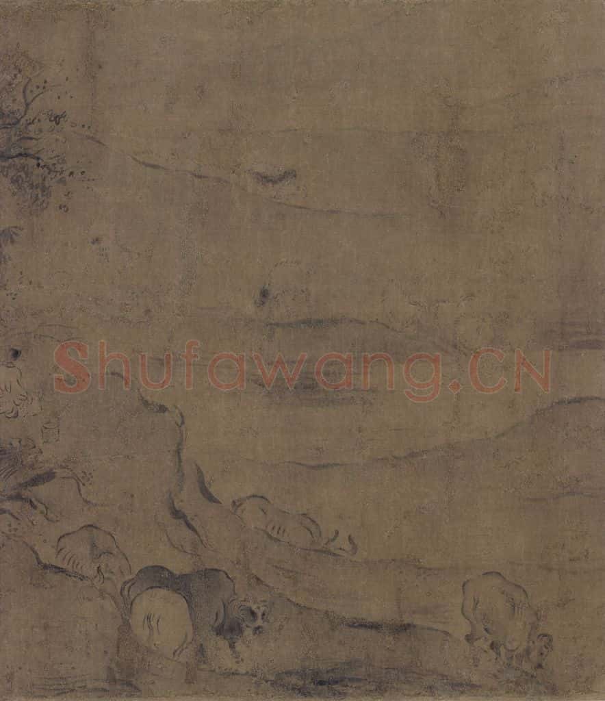 宋代 马和之《诗经小雅鸿雁之什六篇图》书画作品