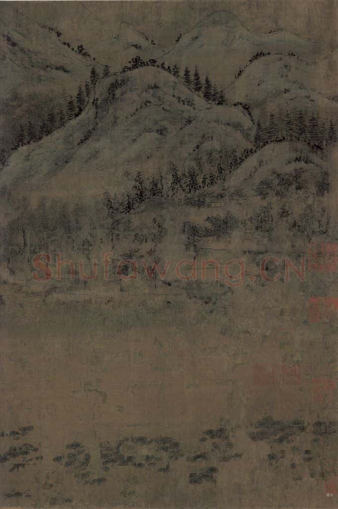 宋代 李结《西塞渔社图》书画作品