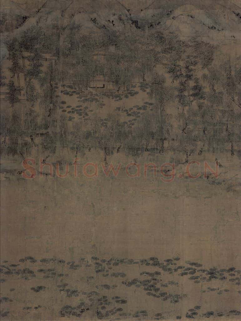 宋代 李结《西塞渔社图》书画作品