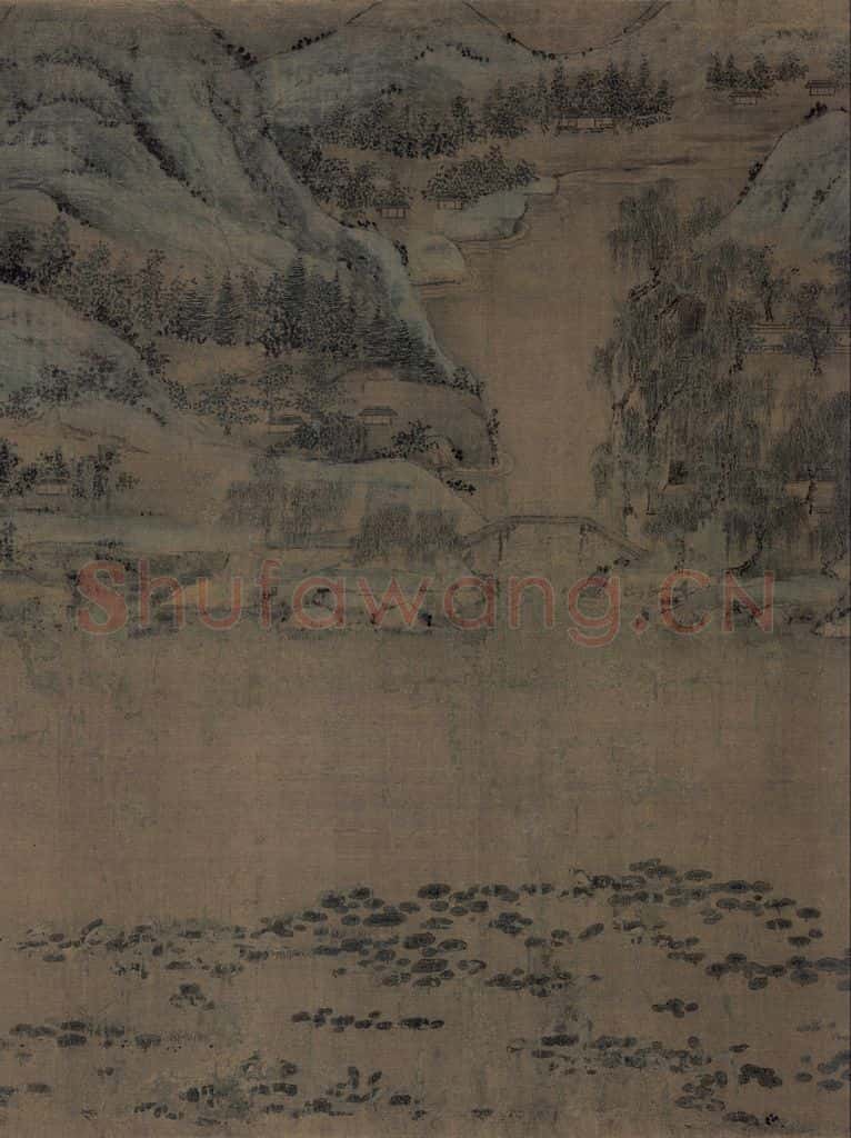 宋代 李结《西塞渔社图》书画作品