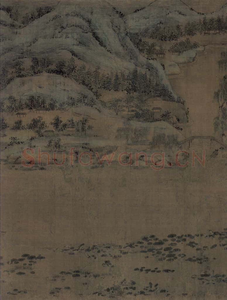 宋代 李结《西塞渔社图》书画作品