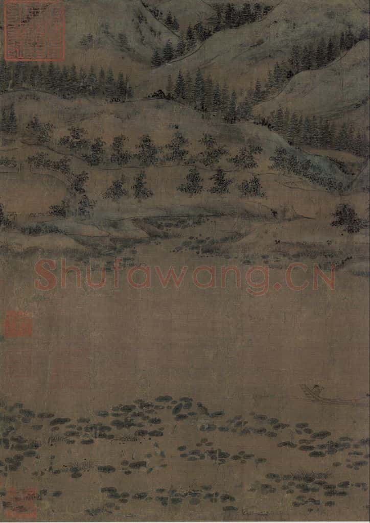 宋代 李结《西塞渔社图》书画作品