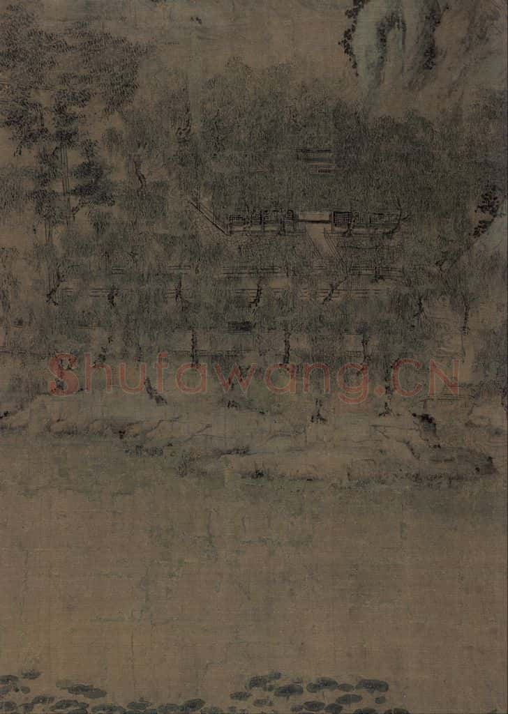 宋代 李结《西塞渔社图》书画作品