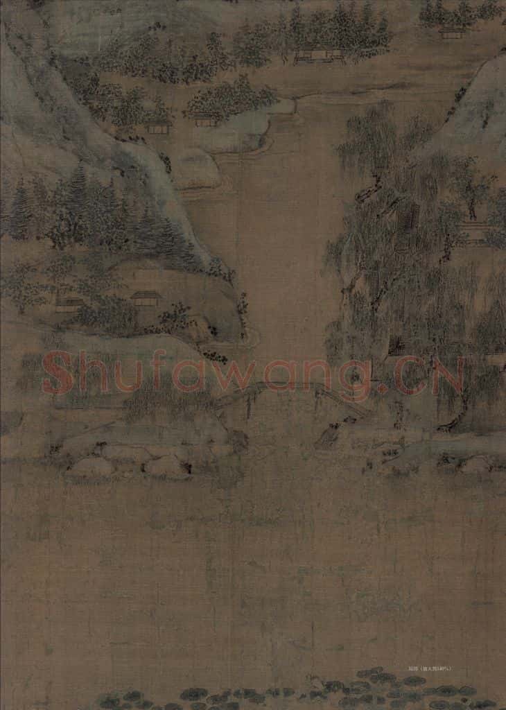 宋代 李结《西塞渔社图》书画作品
