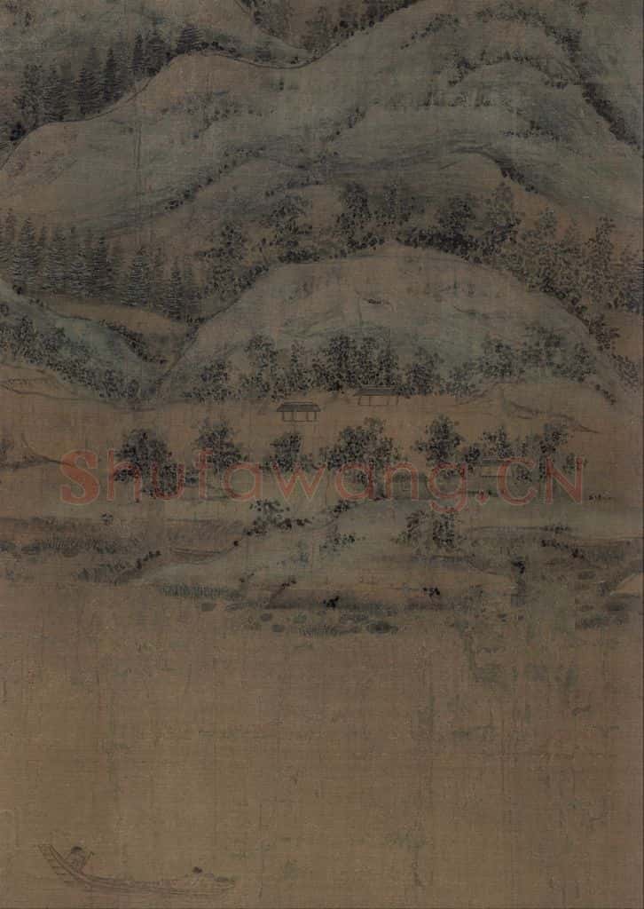 宋代 李结《西塞渔社图》书画作品
