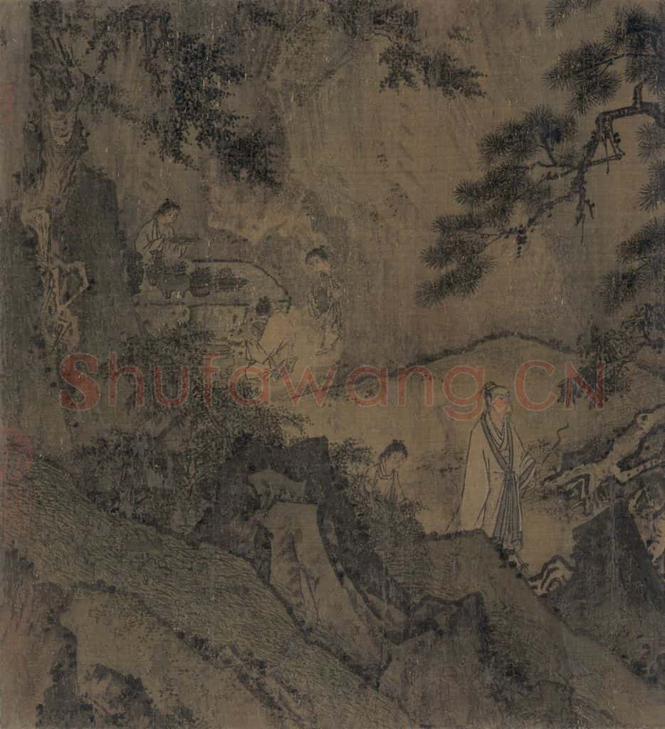 宋 马远 西园雅集图 书画作品