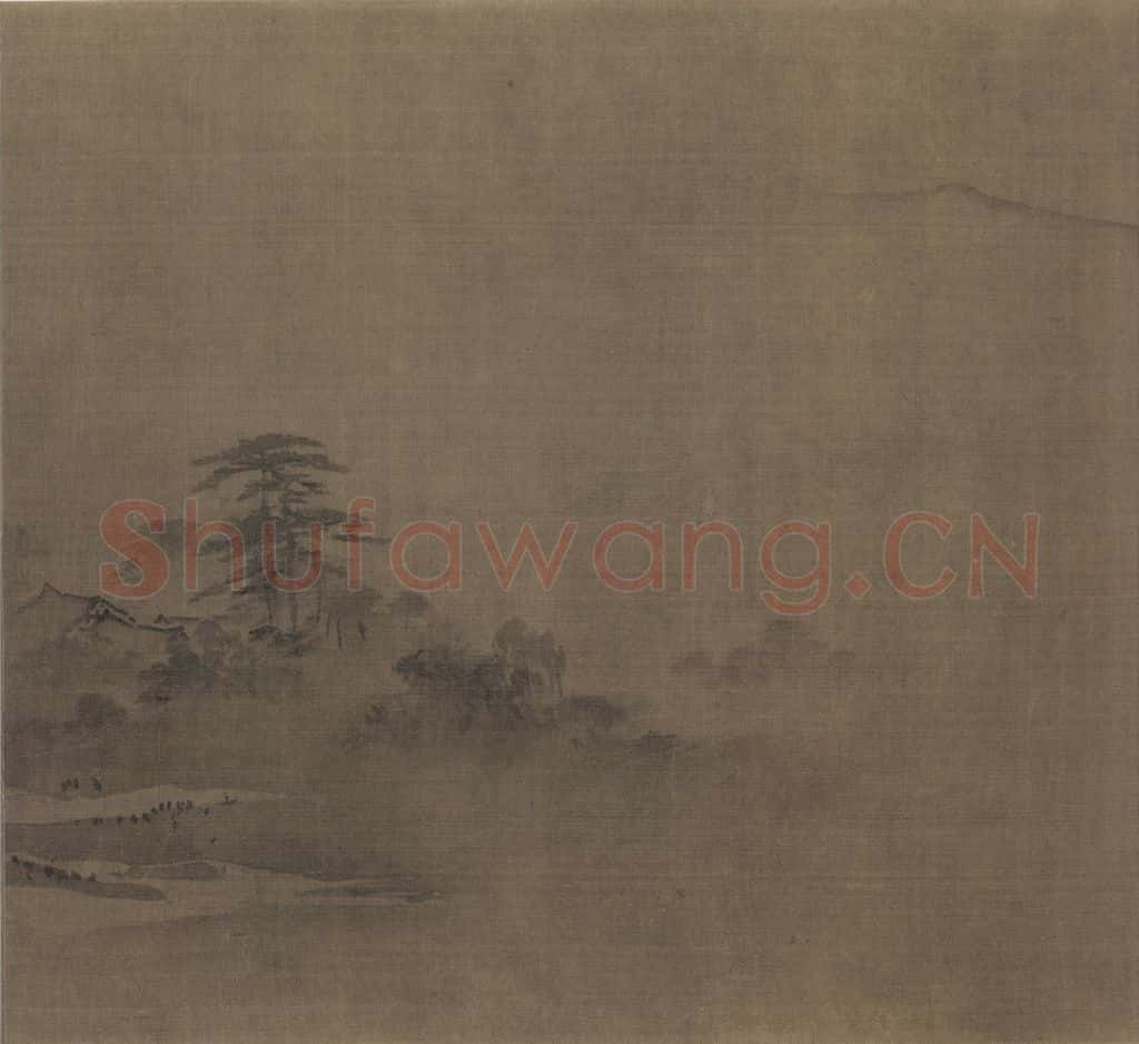 宋 夏珪 山水十二景 书画作品