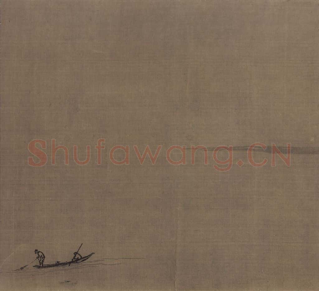 宋 夏珪 山水十二景 书画作品