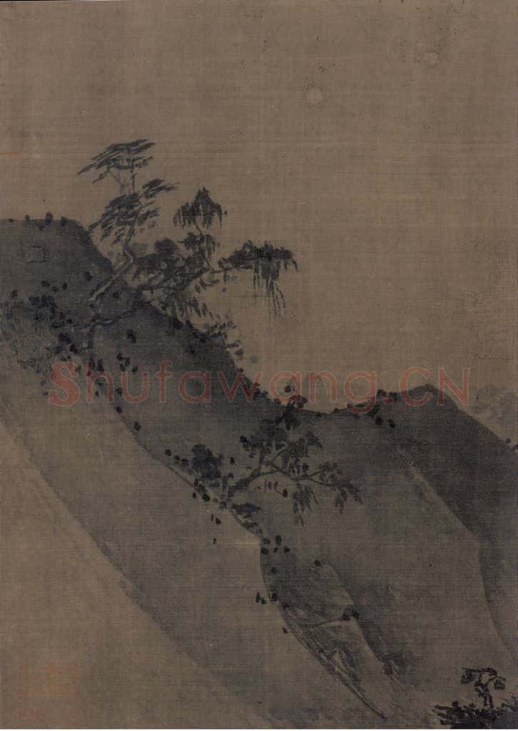 宋 夏珪 山水十二景 书画作品