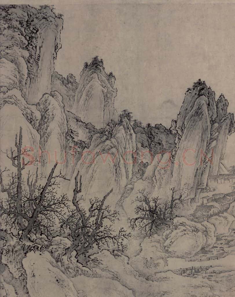 金 太古遗民 江山行旅图 书画作品