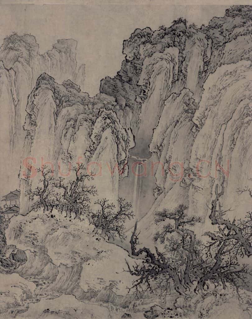金 太古遗民 江山行旅图 书画作品
