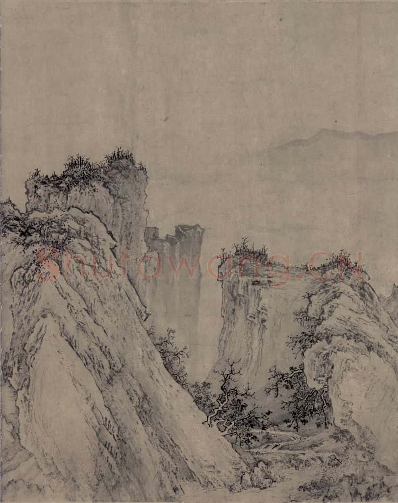 金 太古遗民 江山行旅图 书画作品