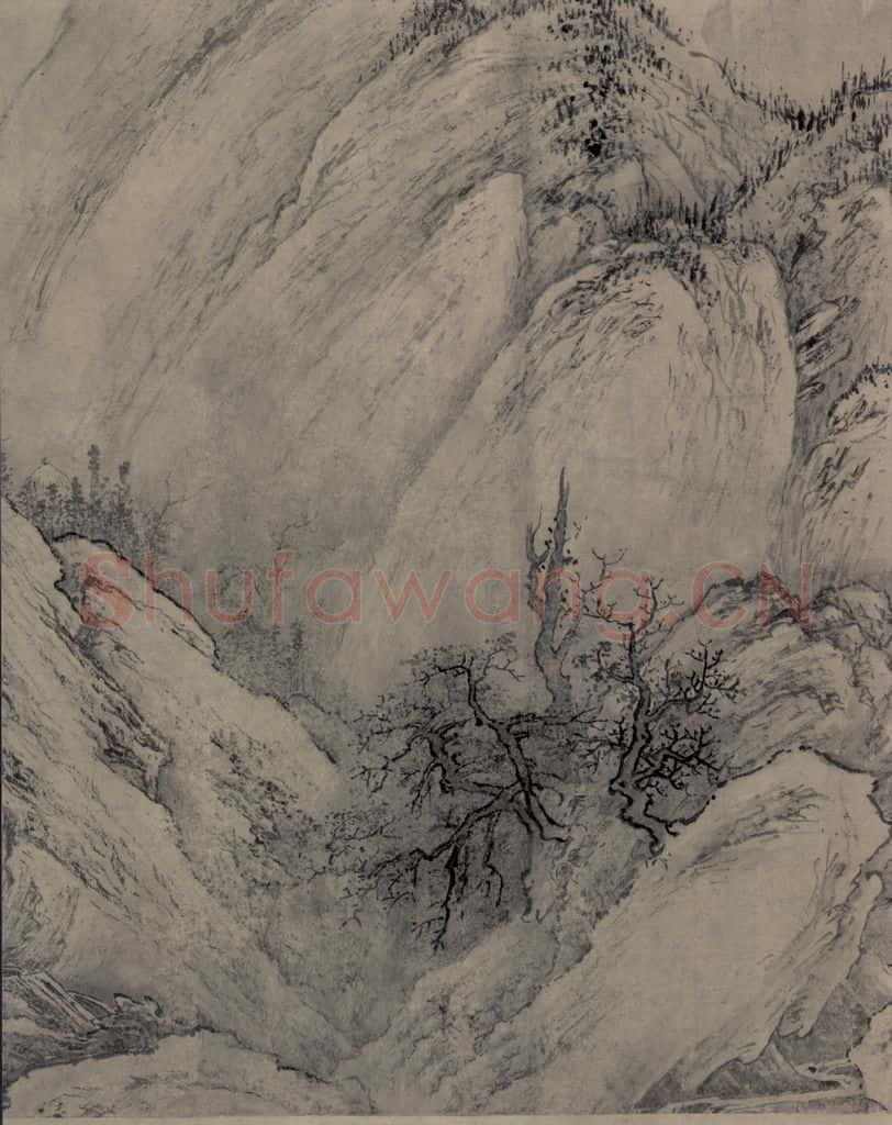 金 太古遗民 江山行旅图 书画作品