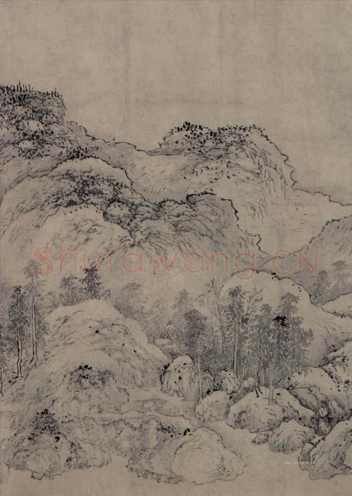 金 太古遗民 江山行旅图 书画作品