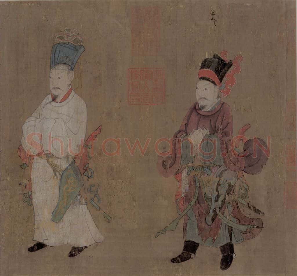 宋 佚名 八公图 书画作品