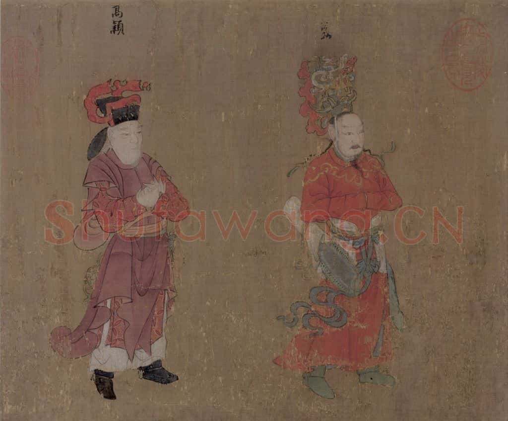 宋 佚名 八公图 书画作品