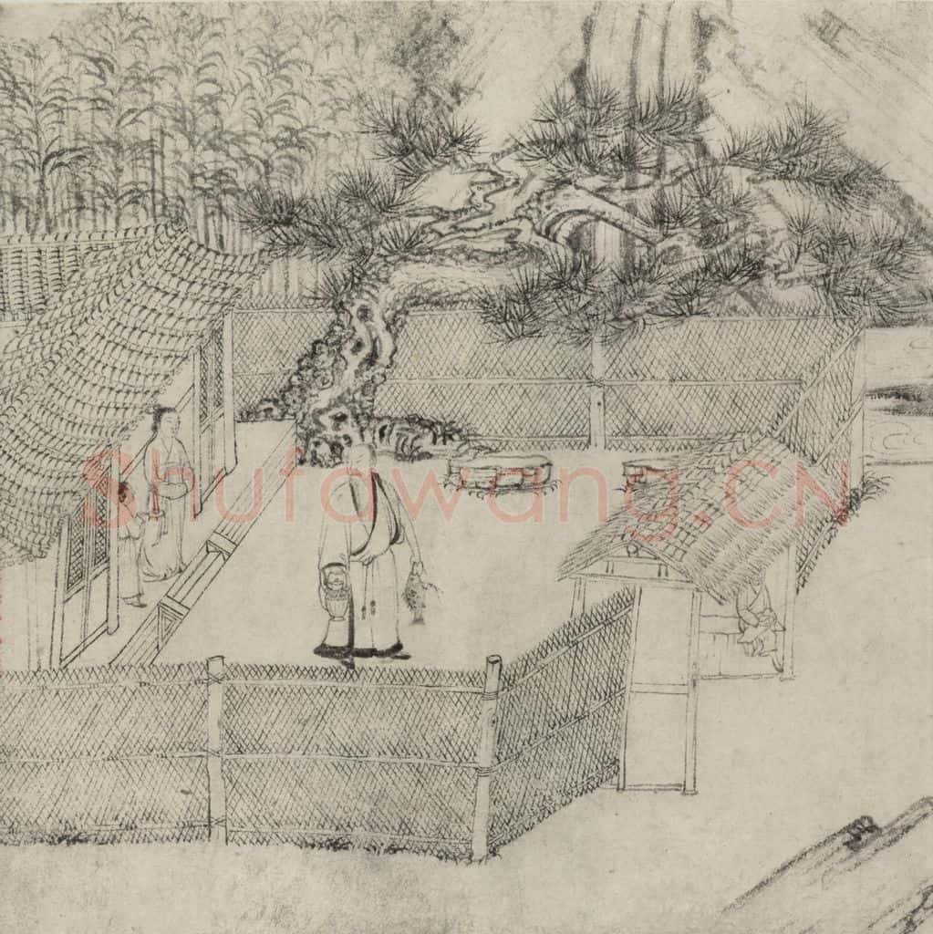 宋 乔仲常 后赤壁赋图 书画作品