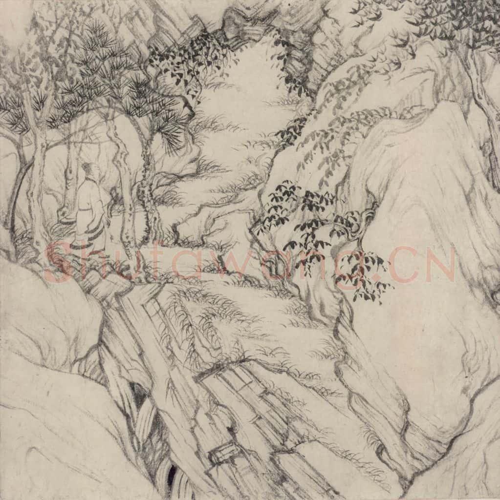 宋 乔仲常 后赤壁赋图 书画作品