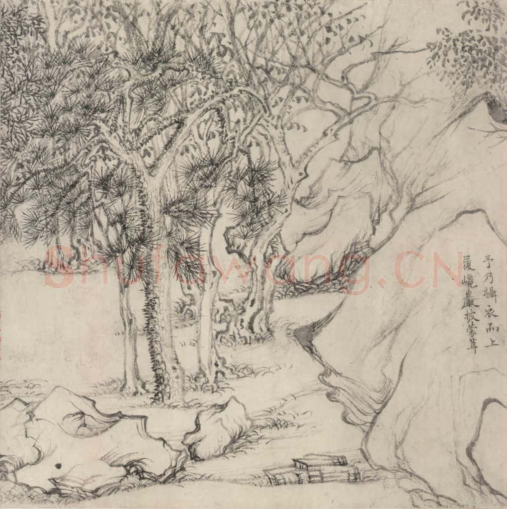 宋 乔仲常 后赤壁赋图 书画作品