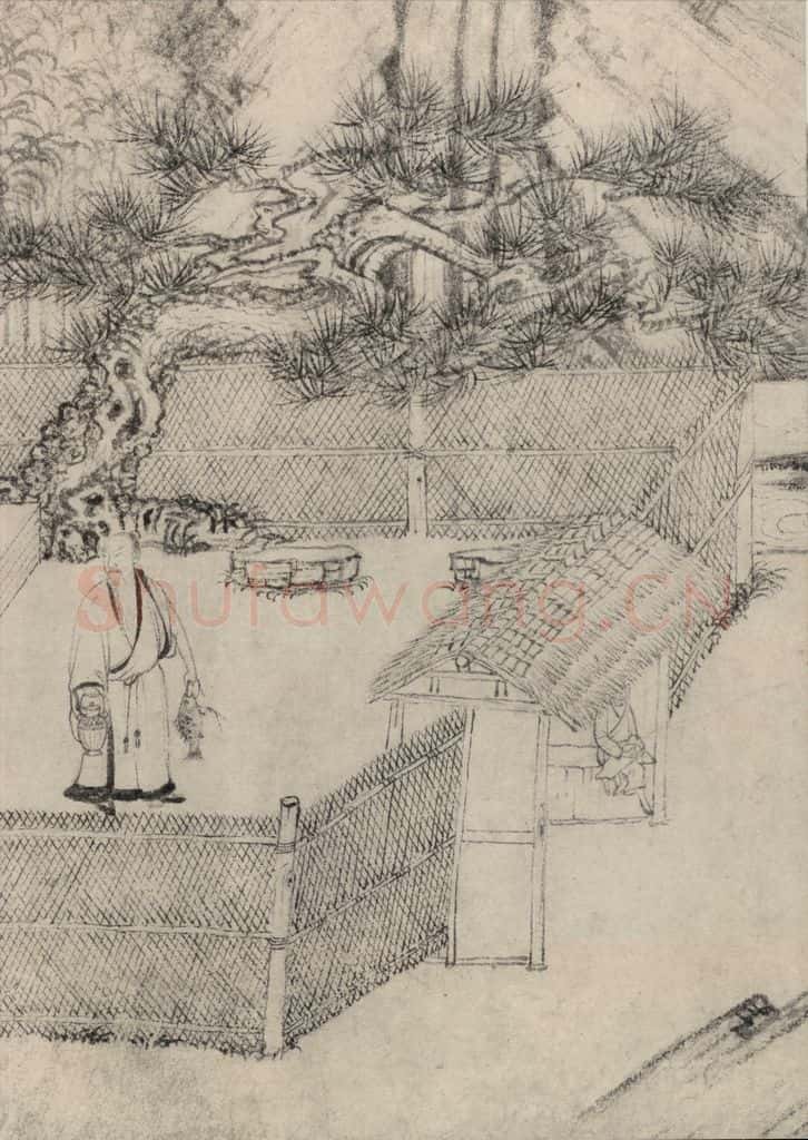 宋 乔仲常 后赤壁赋图 书画作品