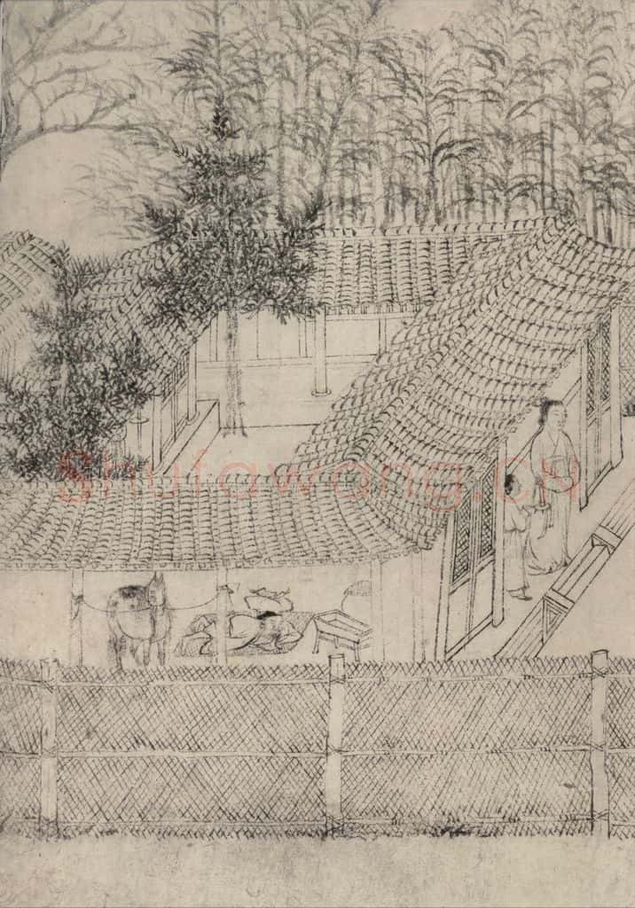 宋 乔仲常 后赤壁赋图 书画作品