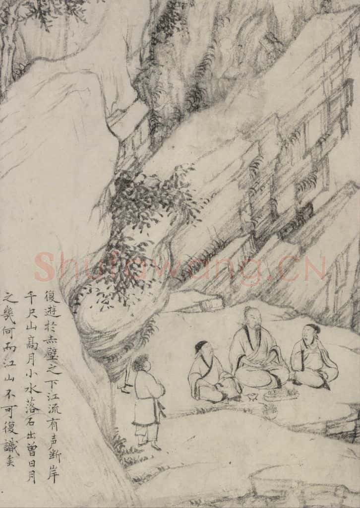 宋 乔仲常 后赤壁赋图 书画作品