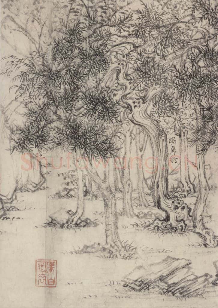 宋 乔仲常 后赤壁赋图 书画作品