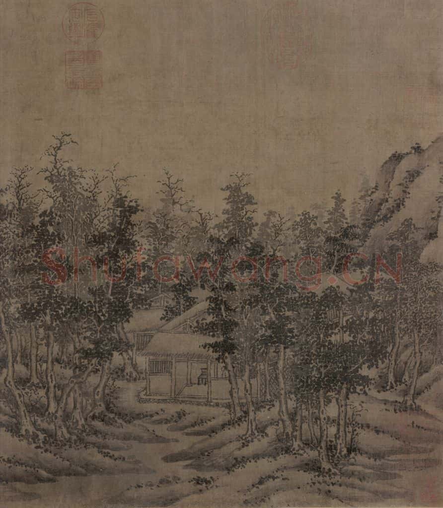 宋 江参 林峦积翠图 书画作品