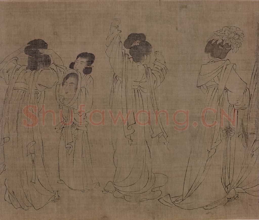 宋 佚名《宫中图》书画作品