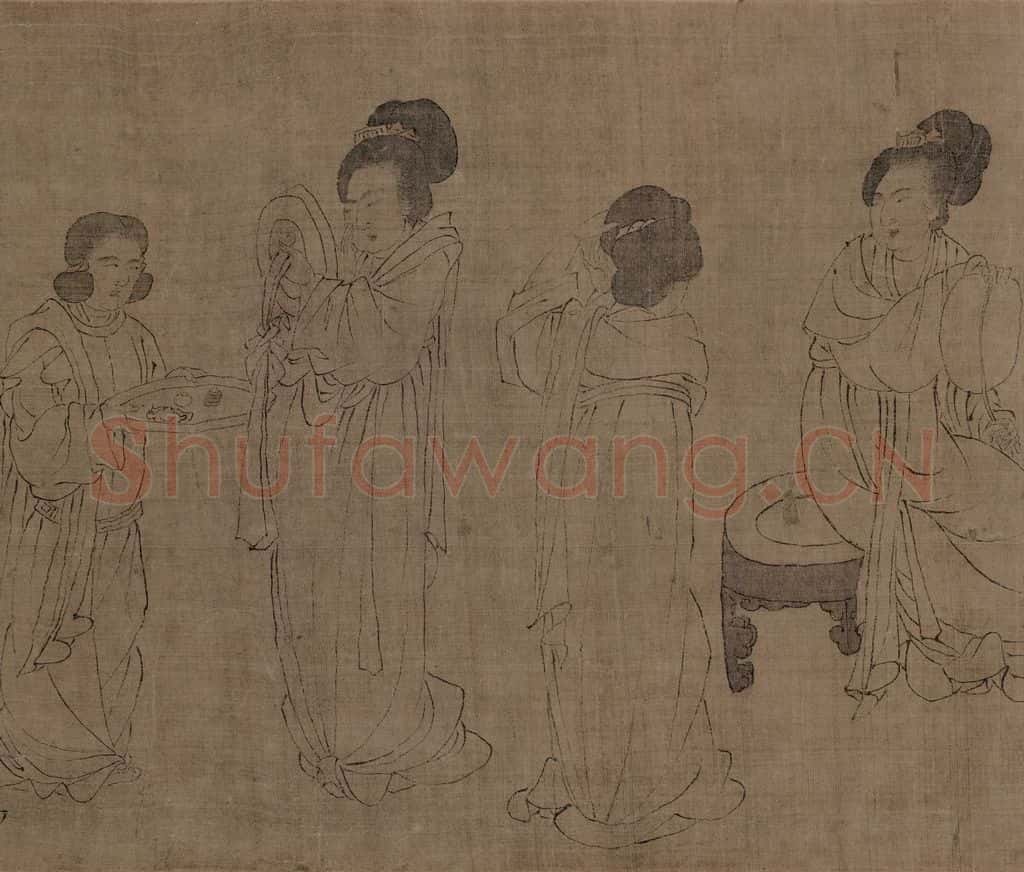 宋 佚名《宫中图》书画作品