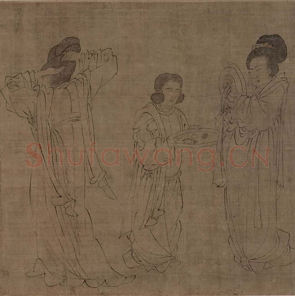 宋 佚名《宫中图》书画作品