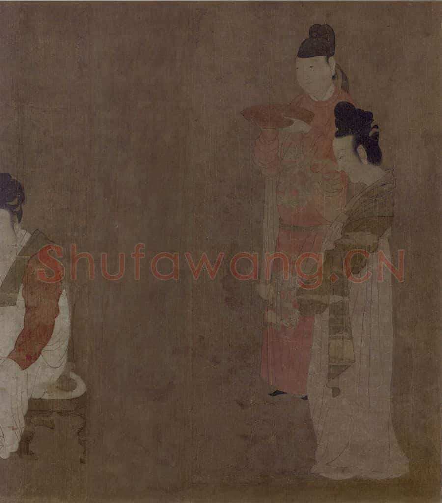 宋 佚名《内人双陸图》书画作品