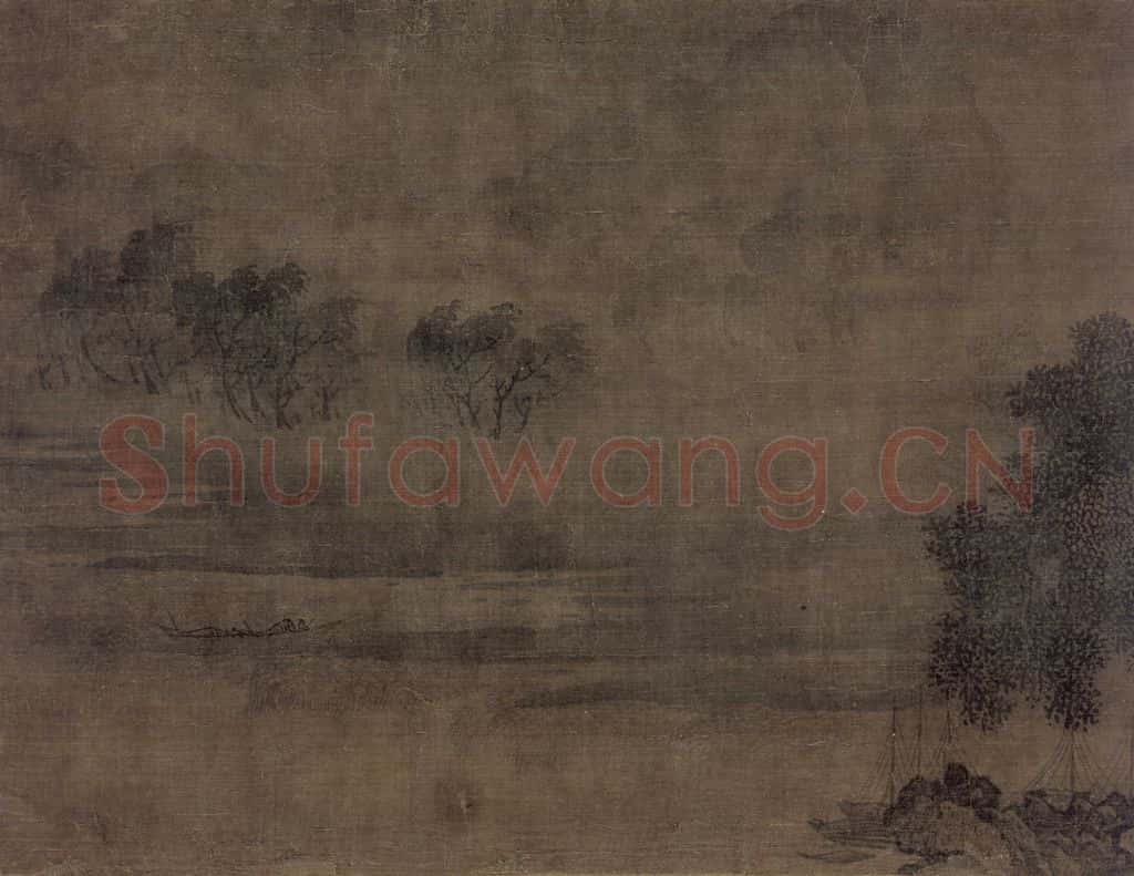 宋 王洪《潇湘八景图》书画作品