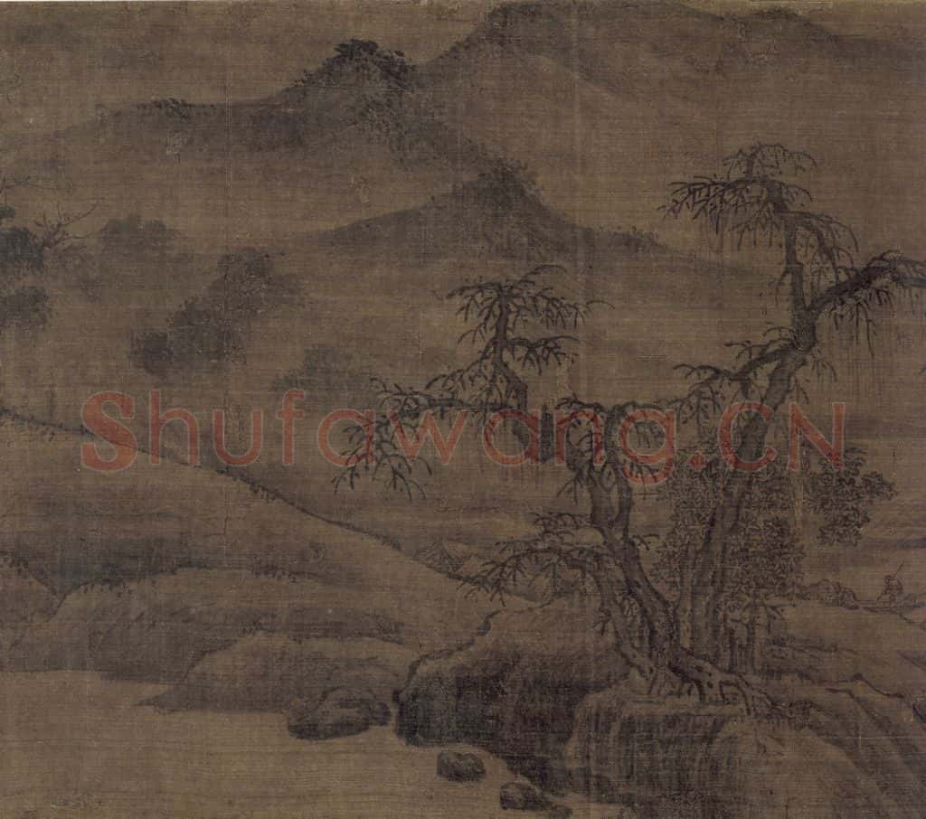 宋 王洪《潇湘八景图》书画作品